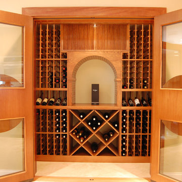 Custom Wine Cellar by Vinotemp