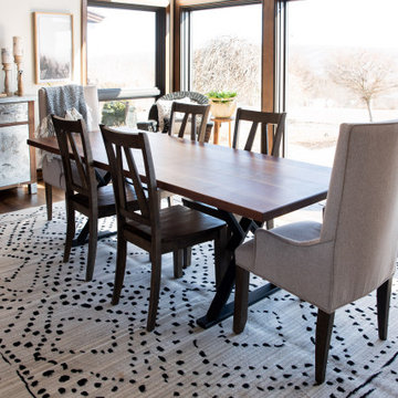 Modern Walnut Dining Table