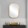 32" Traditional Gold Ornate Mirror