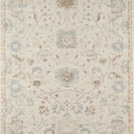 Momeni - Momeni Anatolia Machine Made Traditional Area Rug Beige - 5'3" X 7'6" - The pastel color palette of the Anatolia presents the softer side of tribal style. Subdued shades of pink, baby blue and brown fill the field and ornamental rug borders with classical medallions and vine and dot motifs. Crafted in an innovative combination of natural wool and nylon threads, modern machining mimics ancestral weaving techniques to create a series of chic floor coverings that are superior in beauty and performance.
