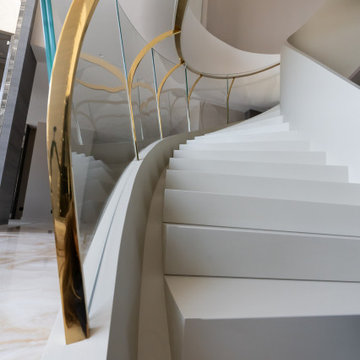 22Carat Penthouse, Palm Jumeirah, Dubai - Siller Treppen