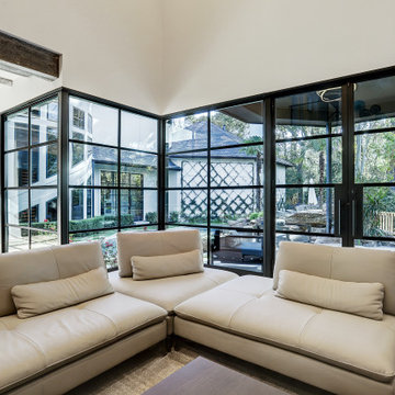 Small profile Glass Wall project Houston Tx