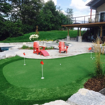 Backyard Putting Green In Caledon