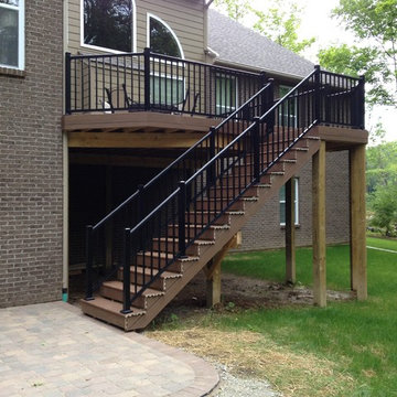 Deck and patio combination space in Clear Creek Township, Warren County, OH