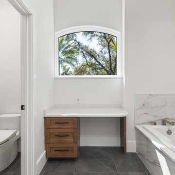 Fully Custom Transitional Master Bathroom