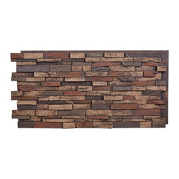 147-EVEREST DEEP SLATE STACKED WALL PANEL - 24"H - Wall Panels