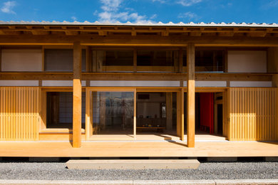 他の地域にある和風のおしゃれな住まいの写真