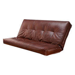 5000 Series Futon Mattress with premium Cover in Oregon Trail Saddle - Futon Mattresses