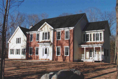 Inspiration for a timeless exterior home remodel in Boston