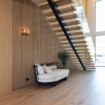 A Modern Country home in Hidden Hills thanks to the woodwork