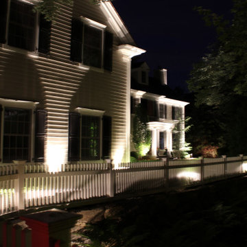 Outdoor Lighting creates direction in the dark