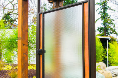 Entryway - contemporary entryway idea in Seattle