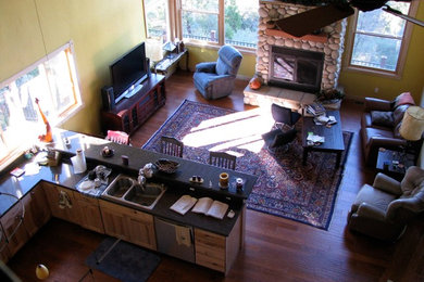 Living room - contemporary living room idea in San Francisco