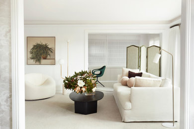 Photo of a transitional living room in Sydney.
