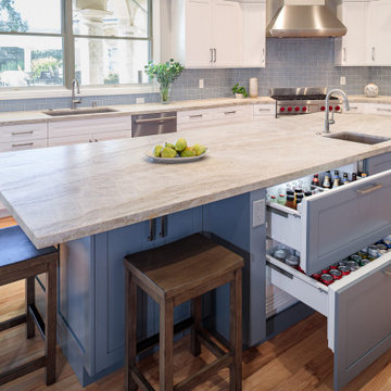 Luxury Kitchen Remodel with SubZero Beverage Drawers