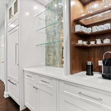 High Gloss Transitional Kitchen Remodel