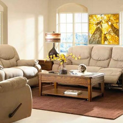 Klaussner Dimitri Sofa Collection in Tara Pewter Microfiber - Products