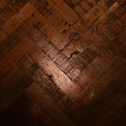 Woodworks by Ted Todd - Lab - Ore 1 Copper Herringbone - 無垢フローリング