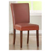 Contemporary Dining Chair - Set of 2 (Lava Red)