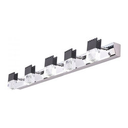 Modern Led Bathroom 5 Lights Vanity Light Wall Sconces - Bathroom Vanity Lighting