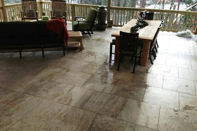 Patio - contemporary patio idea in Little Rock