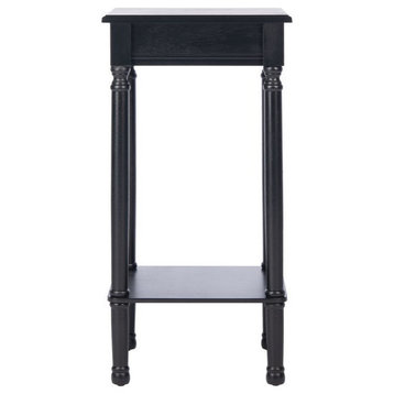 Ainsley Square Accent Table, Black