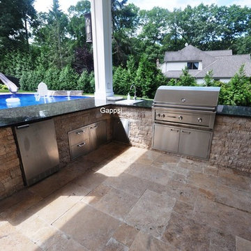 Back Yard Designed by Giuseppe Abbrancati and Built by Gappsi in Dix Hills NY