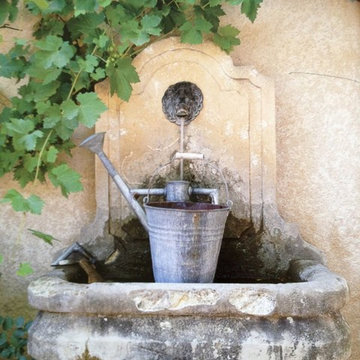 Exterior water Fountains for Pools and Walls, Mediterranean Style