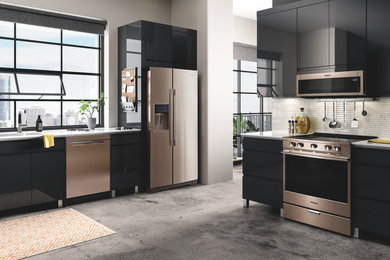 Kitchen - contemporary kitchen idea in Toronto