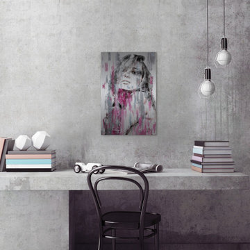"Hello Beauty" Painting Print on Brushed Aluminum