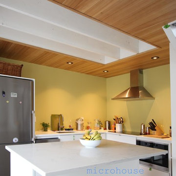 backyard cottage kitchen