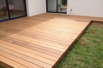 Terrasse en bois exotique