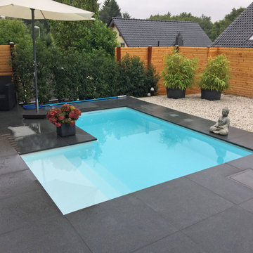 Bauphasen eines Tetris-Pools