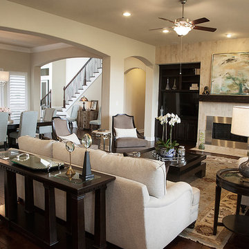 Great Room by Yi-Yun Lin, Interior Designer at Star Furniture in Texas