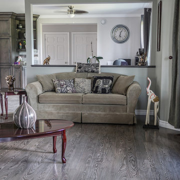 Beautiful Open Concept Kitchen and Living Room