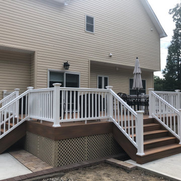 Trex Deck and Concrete Patio
