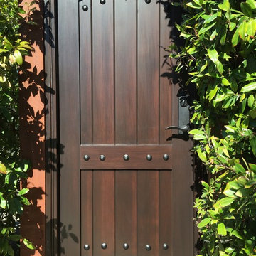Clean and Simple Custom Wood Gates by Garden Passages