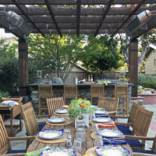 pergola shape and color