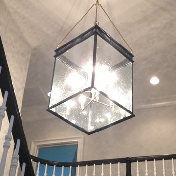 Large Hanging Black Lantern