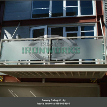 Balcony Railings (Juliet Balcony) Custom Made by Isaac's Ironworks