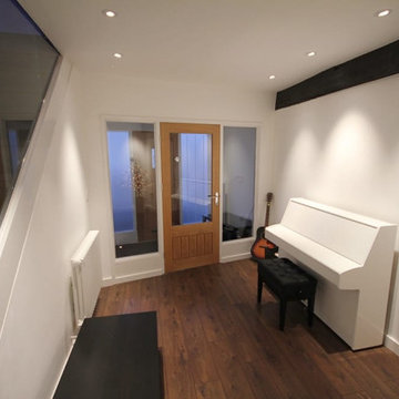 Interior and Exterior Lighting for a Contemporary Home, Leamington Spa