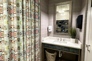 Transitional bathroom photo in Other