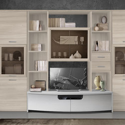 Modern Italian Wall Unit Composition JA-1079 - $3,145.00 - Entertainment Centers And Tv Stands
