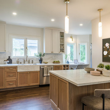 Burlingame Gate Warm Transitional Kitchen • Atelier Noël