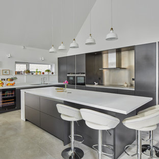 Photo of a contemporary kitchen in Wiltshire.