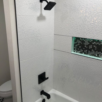 Black and White Master Bathroom