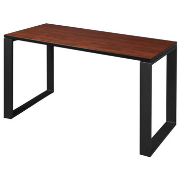 Structure 42" x 24" Training Table- Cherry/Black