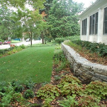 Newly Planted Walkway