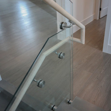 Project #80 | Mono-Beam Staircase with Glass Panels