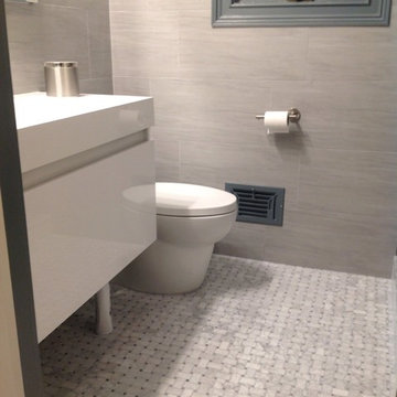 The Mans Bathroom- a small bathroom renovation